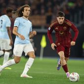 Lazio-Roma 1-1, Soulè risponde a Romagnoli