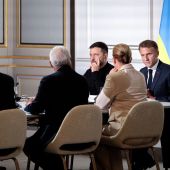 Zelensky vede Volenterosi a Parigi “Stiamo dando concretezza a garanzie”