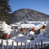 Cina, area turistica panoramica su ghiaccio e neve apre nello Heilongjiang