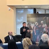 Banca del Fucino, svelato a L’Aquila il restauro della tela “La Visitazione” Banca del Fucino, svelato a L’Aquila il restauro della tela “La Visitazione”