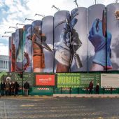 Metro C: Webuild, a Piazza Venezia terza opera ‘Murales’ dedicata al lavoro