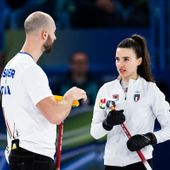 Il curling si tinge d’azzurro, Constantini e Mosaner di bronzo nel doppio misto