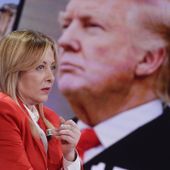 Scontro Trump-Meloni. “Mi ha implorato per una foto”, “Falso, Italia non implora” Scontro Trump-Meloni. “Mi ha implorato per una foto”, “Falso, Italia non implora”