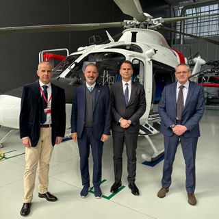 Bitonci in visita a Leonardo a Tessera: "Qui competenze strategiche per il Veneto e per il Paese"