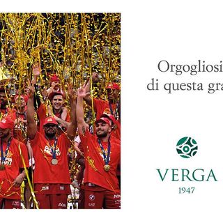 Verga 1947 si congratula con Olimpia Milano per il 30° Scudetto della sua storia, che vale la terza stella!