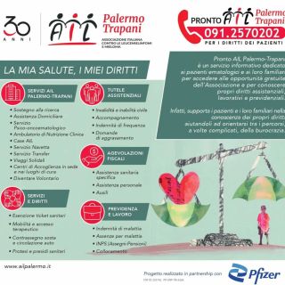 Al via “Pronto AIL Palermo e Trapani” per i pazienti ematologici