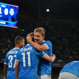 Doppietta di Hojlund, Napoli batte Sporting 2-1
