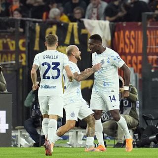 Basta Bonny, l’Inter batte la Roma all’Olimpico 1-0