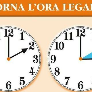 Stanotte lancette avanti di un'ora
