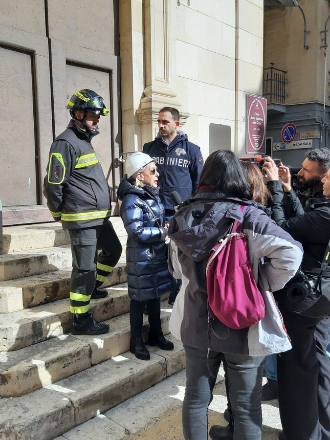 Frana di Niscemi, corsa contro il tempo per mettere in sicurezza il patrimonio storico-artistico
