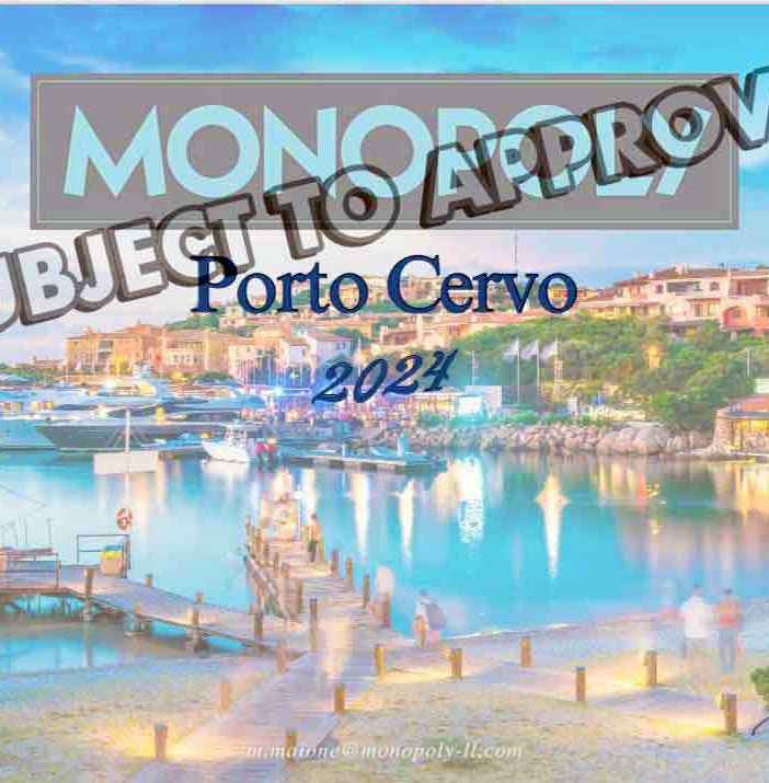 Dopo Monopoly Forte dei Marmi 2022 e Monopoly Capri 2023 è stata annunciata la versione 2024: Monopoly Porto Cervo