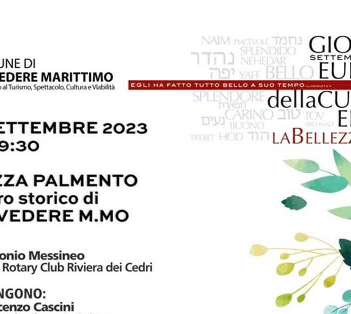 Belvedere Marittimo (Cs), accoglie la Giornata Europea della Cultura Ebraica