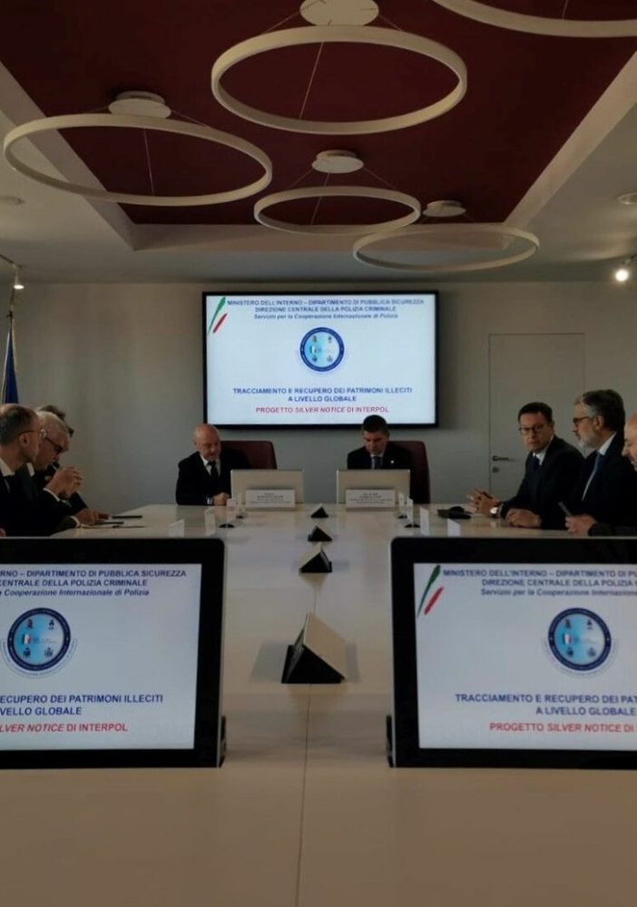 E’ italiana la prima “Silver Notice” pubblicata a livello mondiale da Interpol