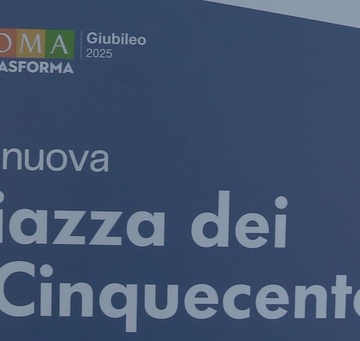 Giubileo, riapre Piazza dei Cinquecento a Roma