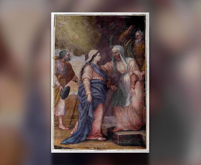Banca del Fucino sostiene restauro tela della Visitazione a L’Aquila