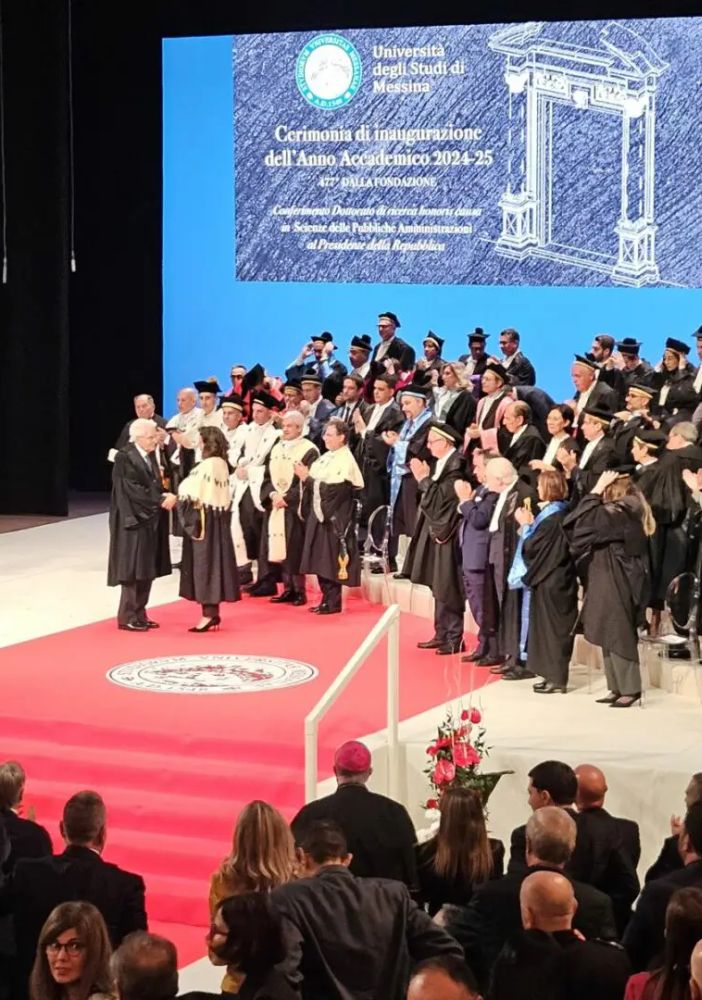 Lectio doctoralis di Mattarella “Solo con Ue unita un futuro di pace e benessere”