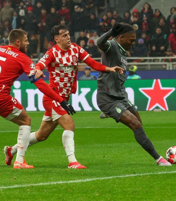 Leao stende il Girona e avvicina il Milan agli ottavi di Champions