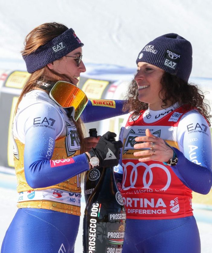 Doppietta azzurra a Garmisch, Brignone precede Goggia di un centesimo