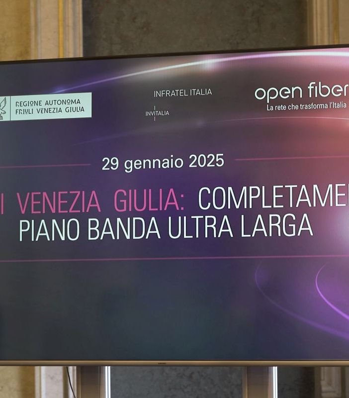 Open Fiber completa il piano banda ultra larga in Friuli Venezia Giulia