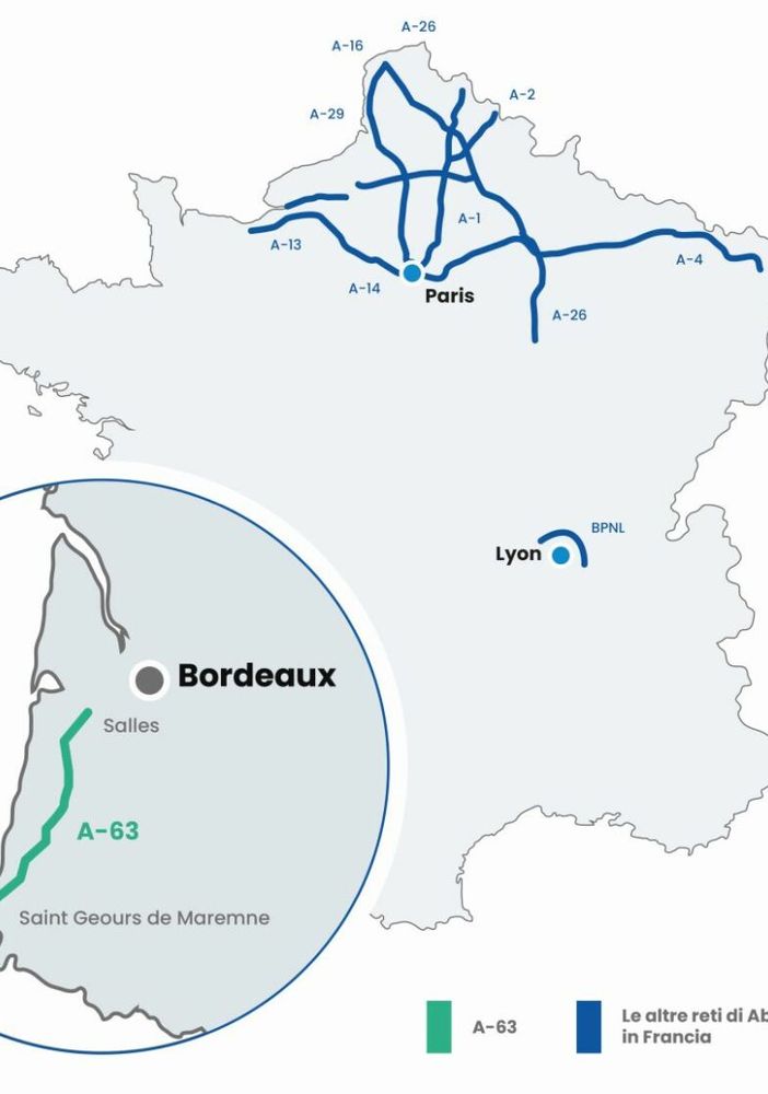 Mundys, con Abertis acquisisce il 51,2% dell’autostrada A-63 in Francia