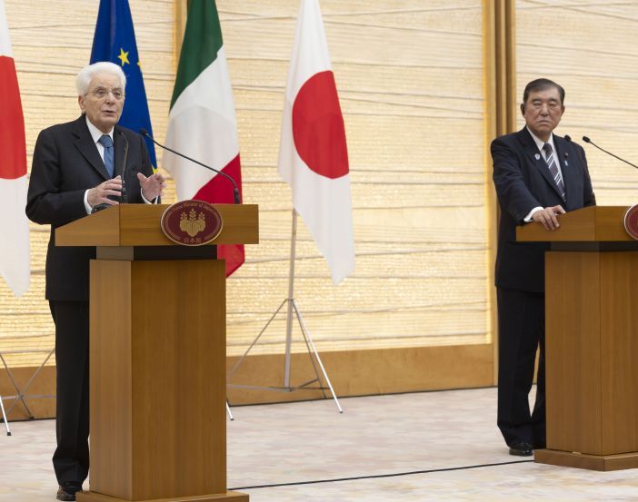 Ucraina, Mattarella “Giappone e Italia auspicano una pace giusta”