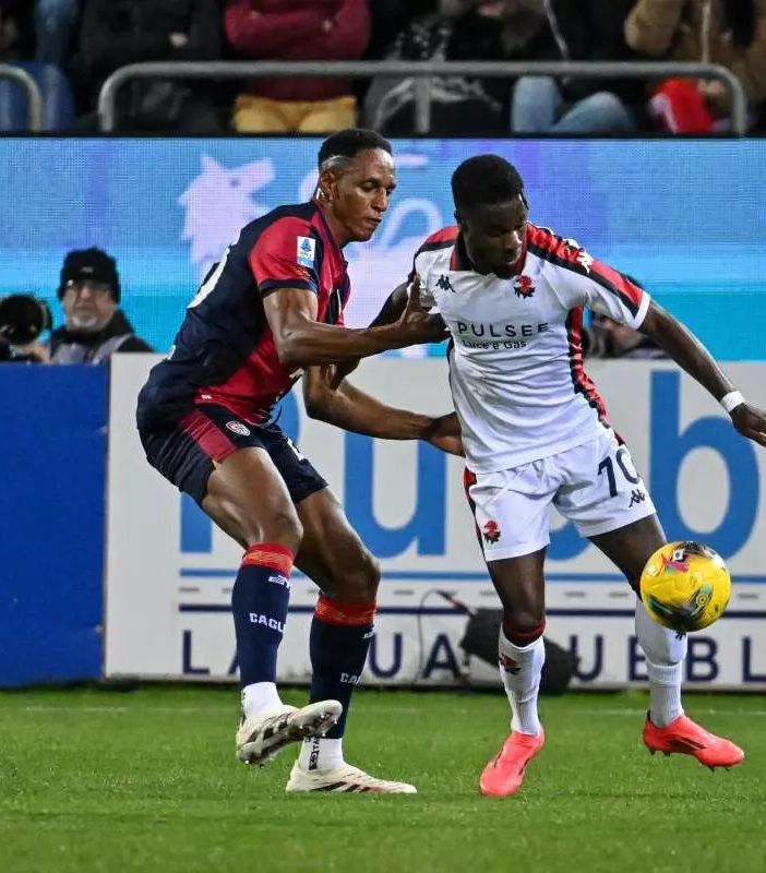 Cagliari e Genoa non si fanno male, 1-1 alla Unipol Domus