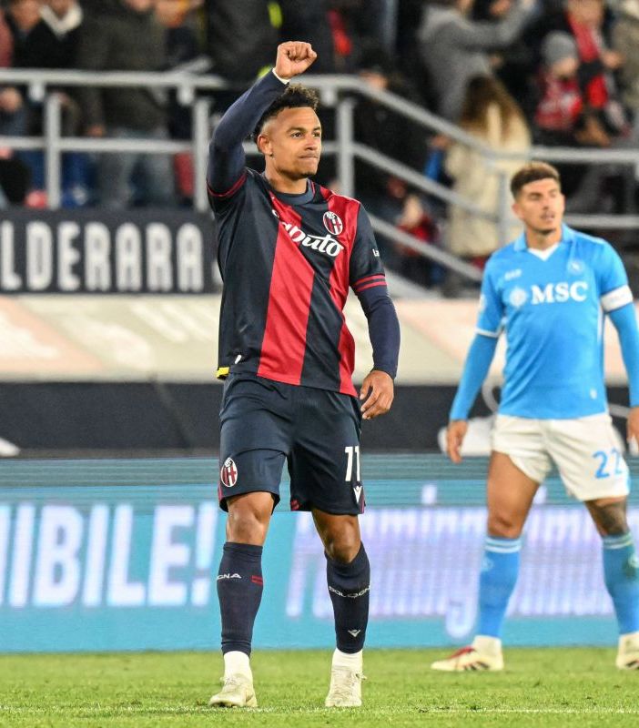 Il Napoli frena a Bologna e l’Inter resta in testa a +3