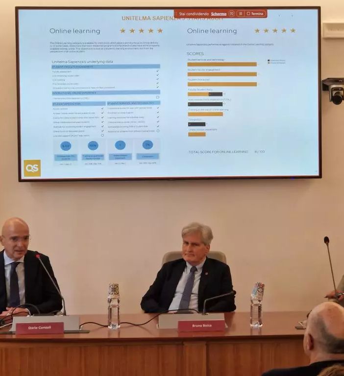 Ranking universitari, riconoscimento internazionale per UnitelmaSapienza