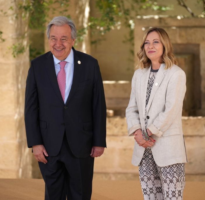 Meloni vede Guterres in Canada, al lavoro per cessate il fuoco a Gaza