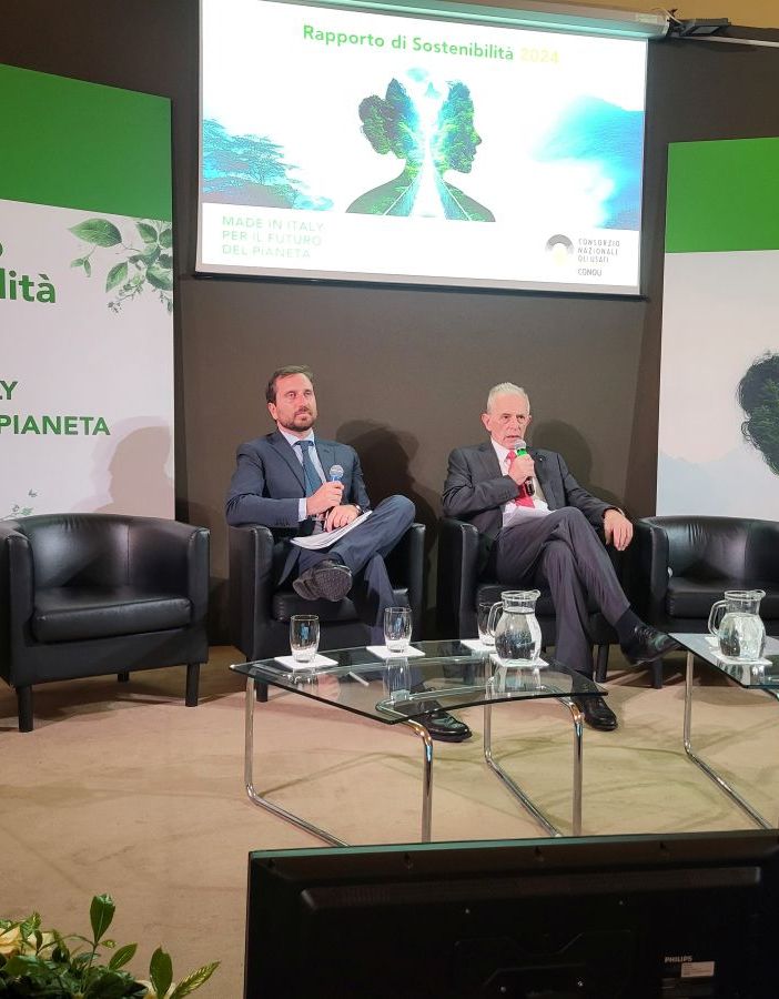 Oli minerali usati, Conou “Italia batte Europa 98%-61%”