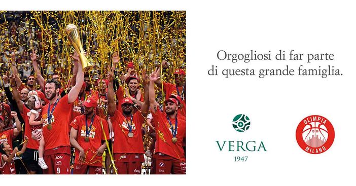 Verga 1947 si congratula con Olimpia Milano per il 30° Scudetto della sua storia, che vale la terza stella! Verga 1947 si congratula con Olimpia Milano per il 30° Scudetto della sua storia, che vale la terza stella!