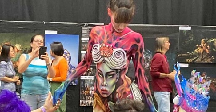 Yuri Falzetti campione del mondo al World Bodypainting Festival di Klagenfurt Yuri Falzetti campione del mondo al World Bodypainting Festival di Klagenfurt