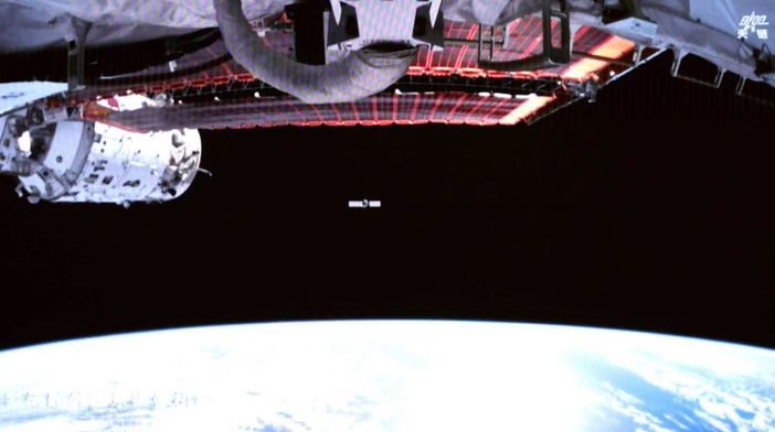 Cina, la navetta di rifornimento Tianzhou-9 si sgancia dalla stazione spaziale Cina, la navetta di rifornimento Tianzhou-9 si sgancia dalla stazione spaziale