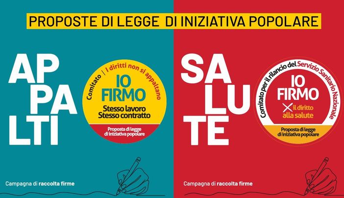 Sanità e appalti, la Cgil chiede una firma per il cambiamento Sanità e appalti, la Cgil chiede una firma per il cambiamento