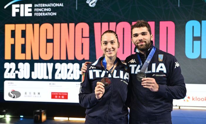 Subito due argenti azzurri ai Mondiali di scherma, Macchi e Rizzi sul podio Subito due argenti azzurri ai Mondiali di scherma, Macchi e Rizzi sul podio