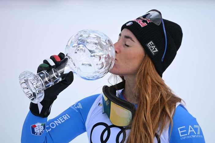 Goggia vince il superG di Kvitfjell e conquista la Coppa di specialità Goggia vince il superG di Kvitfjell e conquista la Coppa di specialità