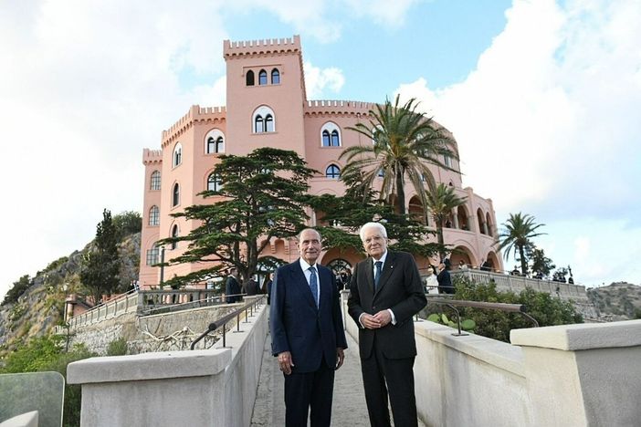Mattarella inaugura la nuova vita del Castello Utveggio: da gioiello storico a polo congressuale internazionale Mattarella inaugura la nuova vita del Castello Utveggio: da gioiello storico a polo congressuale internazionale