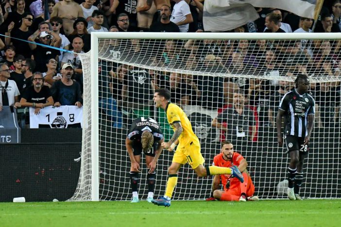 Pulisic trascina il Milan a Udine, i rossoneri vincono 3-0 Pulisic trascina il Milan a Udine, i rossoneri vincono 3-0