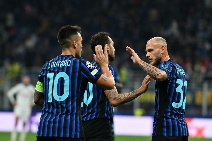Inter-Slavia Praga 3-0, doppietta di Lautaro e gol di Dumfries Inter-Slavia Praga 3-0, doppietta di Lautaro e gol di Dumfries