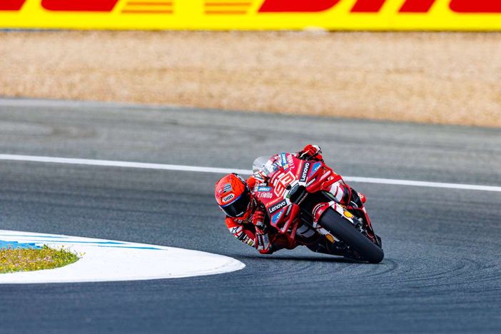 Pole position per Marc Marquez al Gp di Spagna, terzo Di Giannantonio Pole position per Marc Marquez al Gp di Spagna, terzo Di Giannantonio