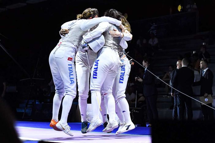 Italia ancora sul tetto d’Europa nel fioretto femminile, Francia battuta 45-31 Italia ancora sul tetto d’Europa nel fioretto femminile, Francia battuta 45-31