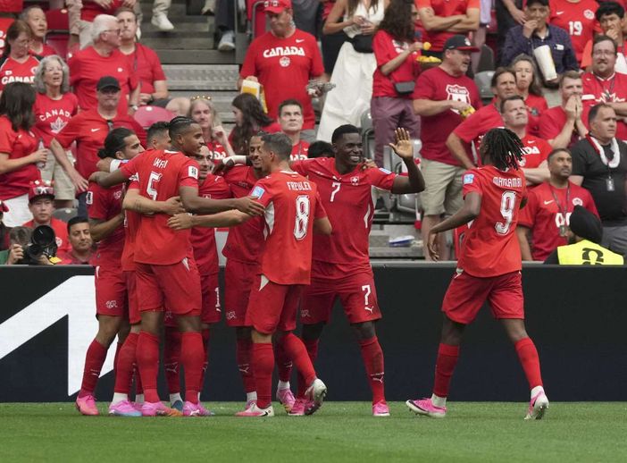 Svizzera-Canada 2-1, elvetici e nordamericani ai sedicesimi del Mondiale Svizzera-Canada 2-1, elvetici e nordamericani ai sedicesimi del Mondiale