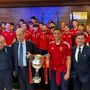 Il Potenza Calcio ricevuto da Bardi dopo la storica Coppa Italia: "Un collante per l'intera Basilicata" Il Potenza Calcio ricevuto da Bardi dopo la storica Coppa Italia: "Un collante per l'intera Basilicata"