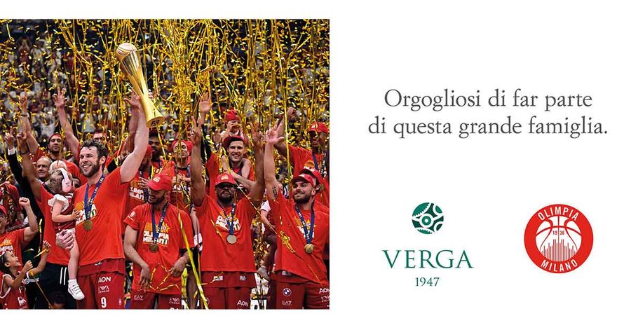 Verga 1947 si congratula con Olimpia Milano per il 30° Scudetto della sua storia, che vale la terza stella! Verga 1947 si congratula con Olimpia Milano per il 30° Scudetto della sua storia, che vale la terza stella!