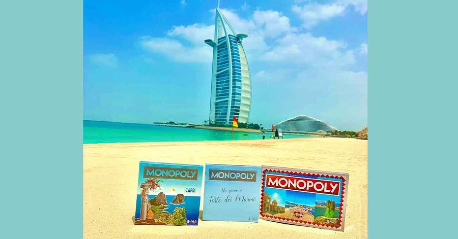Monopoly Forte dei Marmi, Viareggio e Capri, una nuova guida per turisti di alto spending per gli Emirati