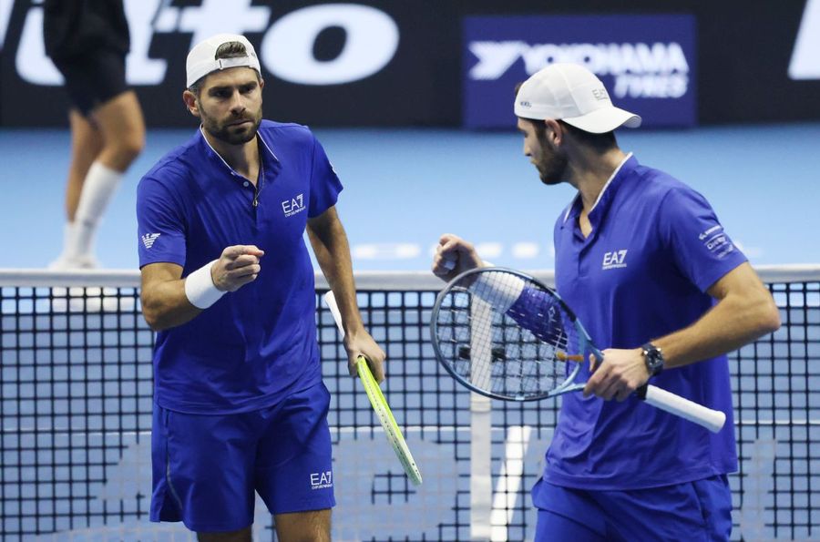 Atp Finals, Bolelli e Vavassori volano in semifinale nel doppio Atp Finals, Bolelli e Vavassori volano in semifinale nel doppio