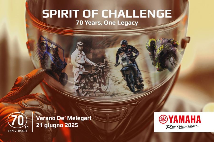 Yamaha celebra 70 anni di passione sulla pista di Varano