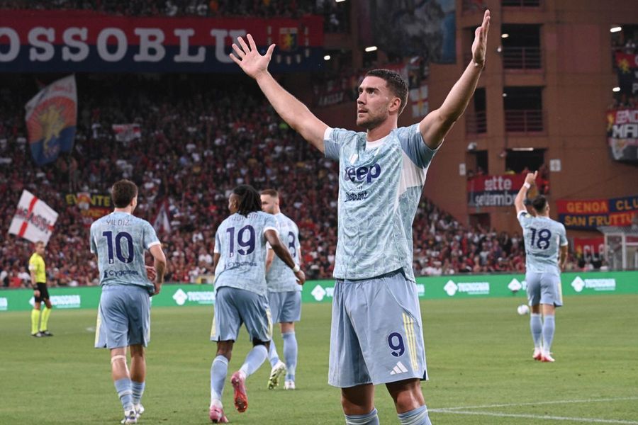 La Juventus vince di misura in casa Genoa, decide Vlahovic