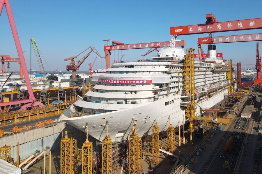 Cina, entro fine anno la seconda grande nave da crociera prodotta nel Paese Cina, entro fine anno la seconda grande nave da crociera prodotta nel Paese