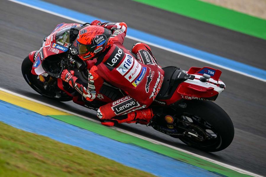Marc Marquez vince la Sprint del Gp del Brasile, Di Giannantonio 2° Marc Marquez vince la Sprint del Gp del Brasile, Di Giannantonio 2°